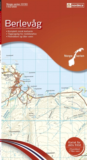 Wandelkaart 10190 Berlevag- Finnmark - Nordeca AS