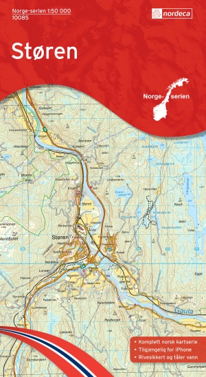 Wandelkaart 10085 Støren Sør-Trøndelag - Nordeca AS