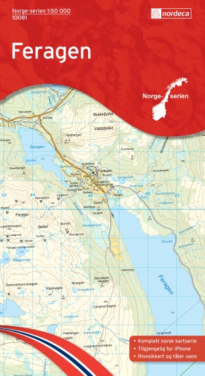 Wandelkaart 10081 Feragen- Sør-Trøndelag - Nordeca AS