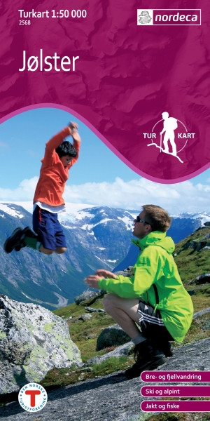 Wandelkaart 2568 Jølster- Sogn og Fjordane - Nordeca AS