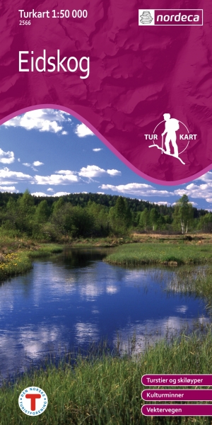 Wandelkaart 2566 Eidskog- Hedmark - Nordeca
