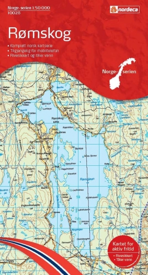 Wandelkaart 10028 Rømskog Østfold - Nordeca AS