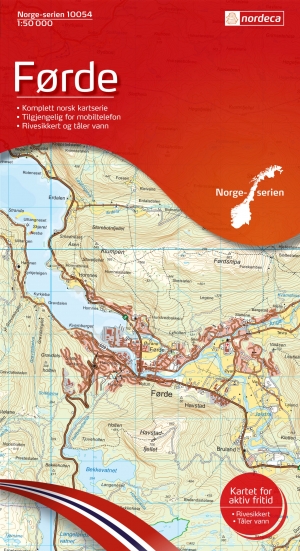Wandelkaart 10054 Førde Sogn og Fjordane - Nordeca AS