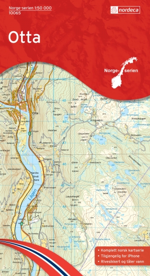 Wandelkaart 10065 Otta Oppland - Nordeca AS