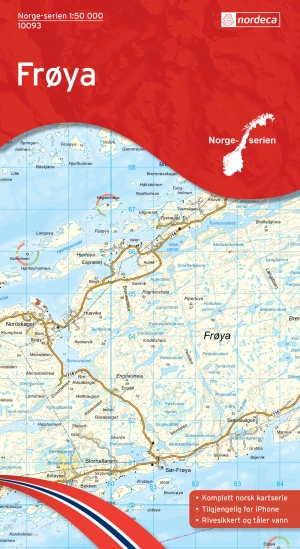 Wandelkaart 10093 Frøya- Sogn og Fjordane - Nordeca AS