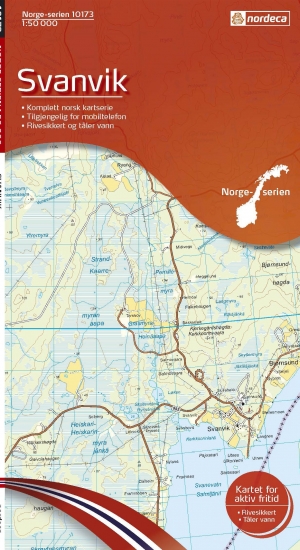 Wandelkaart 10173 Svanvik Finnmark - Nordeca AS