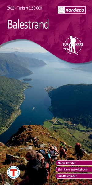 Wandelkaart 2810 Balestrand- Sogn og Fjordane - Nordeca AS