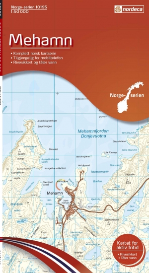 Wandelkaart 10195 Mehamn Finnmark - Nordeca AS