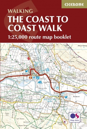 Wandelgids The Coast to Coast Map Booklet - Cicerone