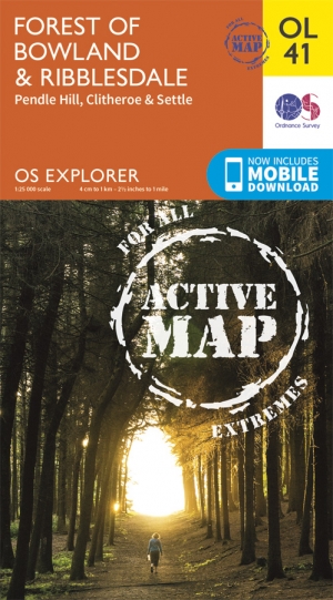 Wandelkaart OL41 - Forest of Bowland & Ribblesdale - OSI