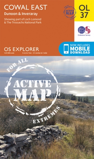Wandelkaart OL37 Cowal East- Dunoon & Iverary - OSI