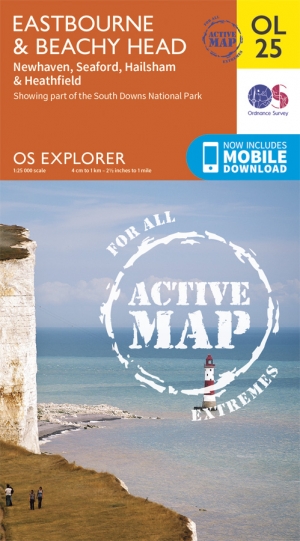 Wandelkaart OL25 Eastbourne & Beachy Head - OSI