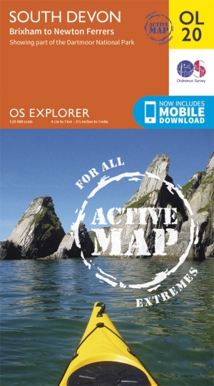 Wandelkaart OL20 Brixham to Newton & Ferrers - OSI