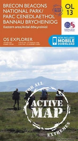Wandelkaart OL13 - Brecon Beacons NP - Eastern area - OSI