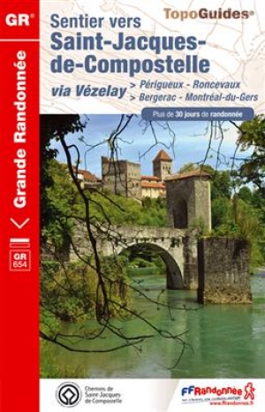 Wandelgids 6543 Périgueux-Roncevaux GR654 - FFR