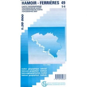TOPO Wandelkaart 49/5-6 - Hamoir & Ferrières - NGIB