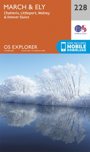 Wandelkaart 228 March- Ely- Chatteris & Littleport - OSI