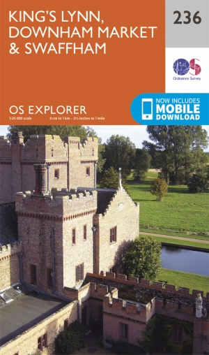 Wandelkaart 236 King's Lynn & Downham Market - OSI