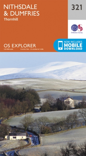 Wandelkaart 321 Nithsdale & Dumfries & Thornhill - OSI