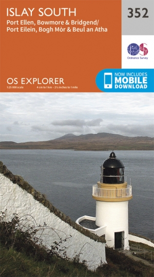 Wandelkaart 352 Islay South- Argyl & Bute- Schotland - OSI