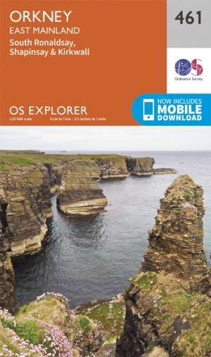Wandelkaart 461Orkney - East Mainland- Schotland - OSI