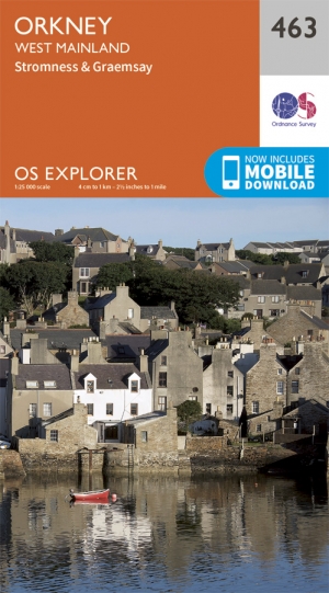 Wandelkaart 463 Orkney - West Mainland- Schotland - OSI