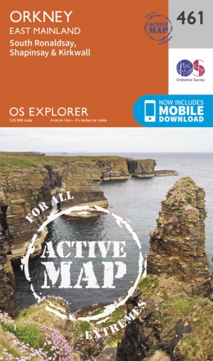 Wandelkaart 461 Orkney - East Mainland- Schotland - OSI