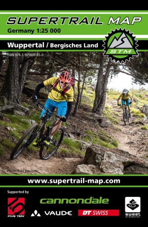 Fietskaart 44 Wuppertal am Bergisches Land - Outkomm