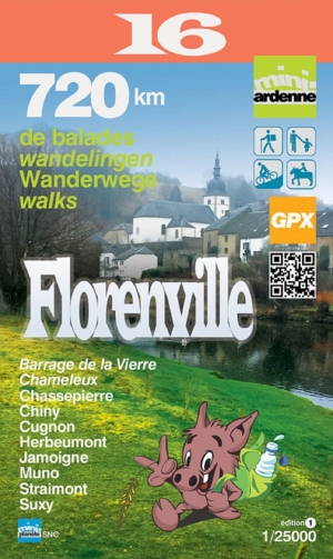 Wandelkaart 16 Pays de Semois - Mini-Ardenne