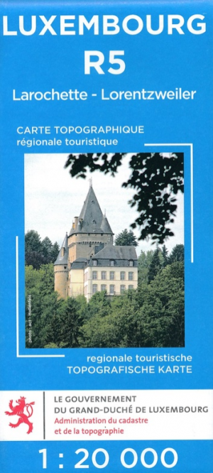 Wandelkaart R05 Larochette & Lorentzweiler - TD Luxemburg