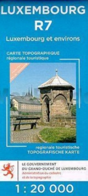 Wandelkaart R07 -Luxembourg & env. - TD Luxemburg