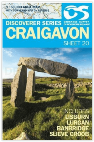 Wandelkaart 20 Discoverer Craigavon- N.Ireland - OSNI