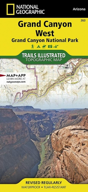 Wandelkaart 263 Grand Canyon West NP- Arizona - Nat Geo