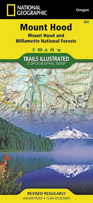 Wandelkaart 820 Mount Hood & Willamette National Forest