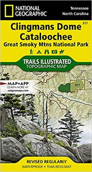 Wandelkaart 317 Clingman's Dome & Cataloochee - Natgeo
