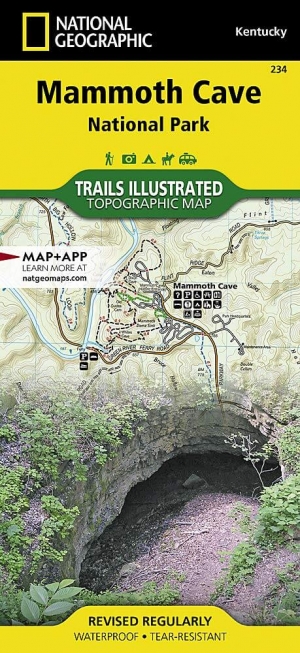 Wandelkaart 234 Mammoth Cave NP- Kentucky - Nat Geo