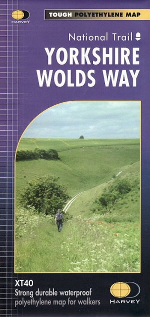 Wandelkaart XT40 Yorkshire Wolds Way Yorkshire - Harvey Maps