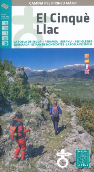 Wandelkaart El Cinque Llac - Editorial Alpina 