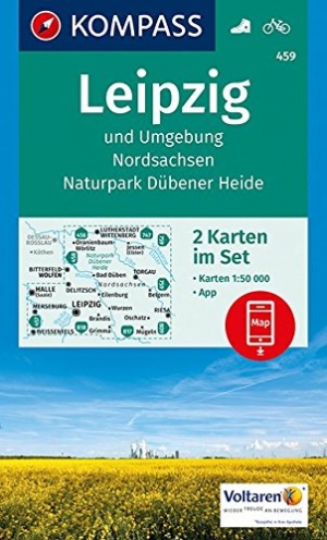 Wandelkaart 459 Leipzig & Umgebung - Kompass