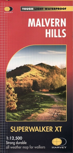 Wandelkaart XT Malvern Hills AONB England - Harvey map