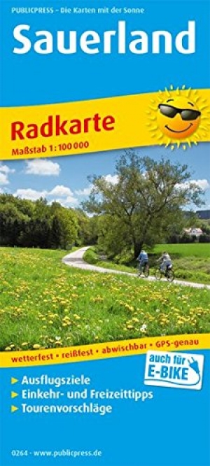 Fietskaart 264 Sauerland Duitsland - Publipress