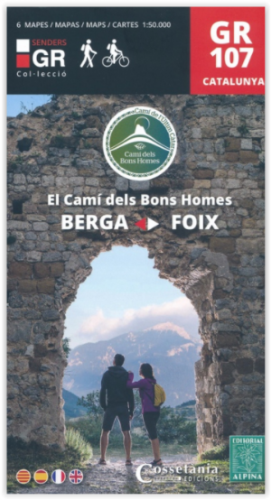 Wandelkaart GR107 Berga - Foix - El Cami dels Bons Homes - Alpina