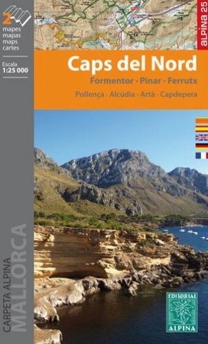 Wandelkaart 71 Mallorca - Caps del Nord - Ed. Alpina