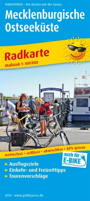 Fietskaart 376 Mecklenburgse Oostzeekust- Duitsland- Publipress
