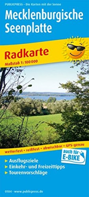 Fietskaart 104 Mecklenburgische Seenplatte - Publipress