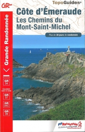Wandelgids 345 Cote d'Emeraude GR34- GR37 & GR39 - FFR