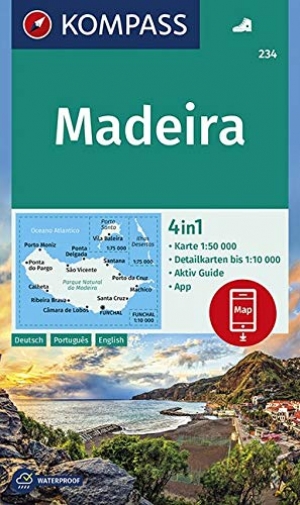 Wandelkaart 234 Madeira - Kompass