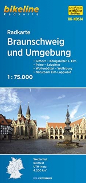 Fietstourkaart Braunschweig & omgeving - Estenbauer
