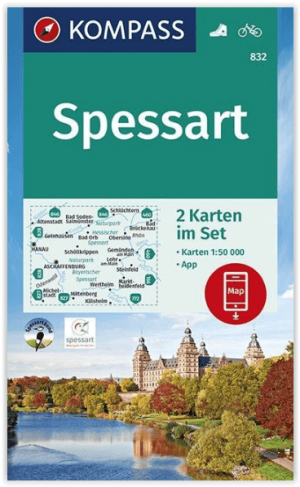 Wandelkaart 832 Spessart - Kompass