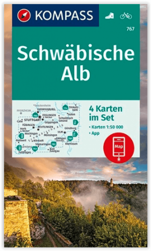 Wandelkaart 767 - Schwäbische Alb - Kompass
